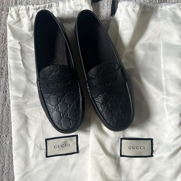 Black GUCCI Loafers Size 5 - Picture 4 of 4